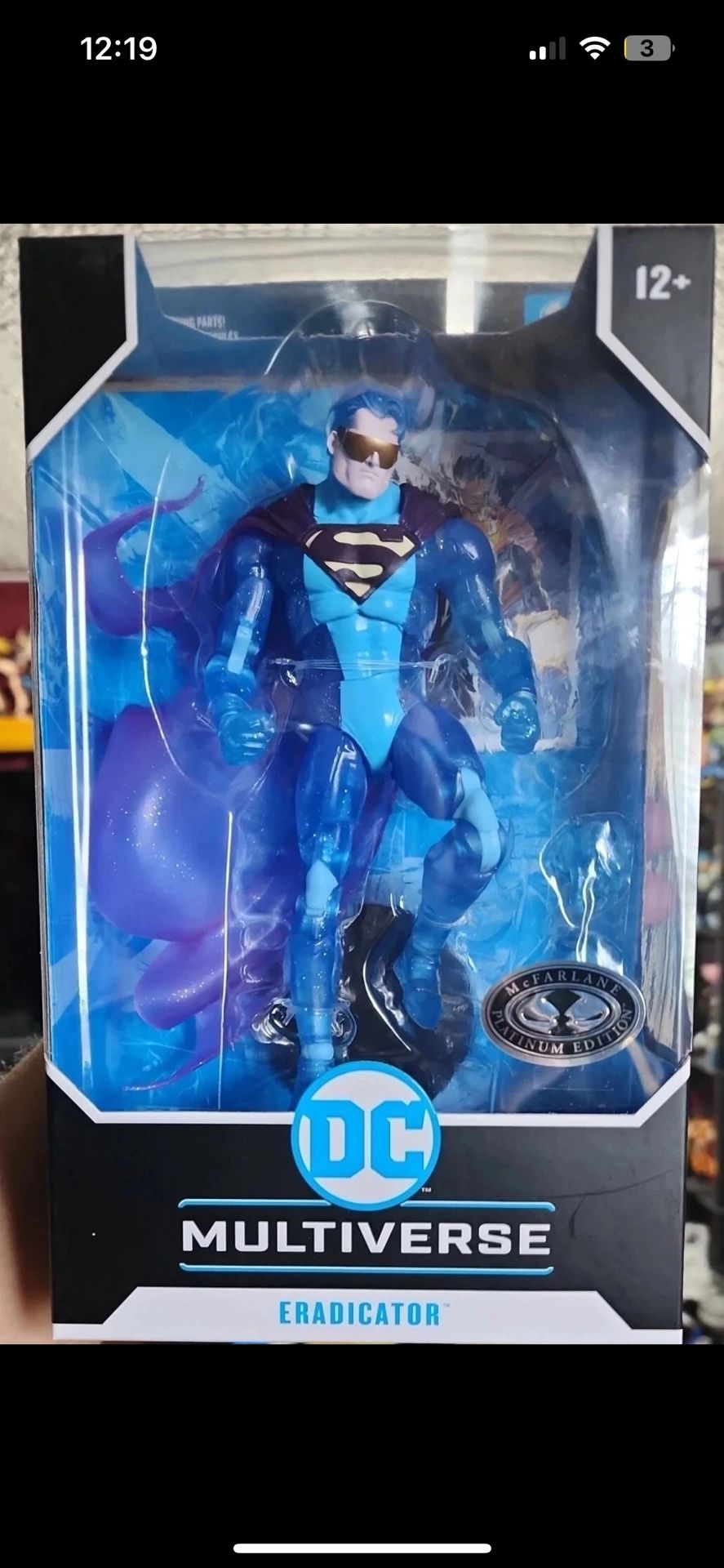 New McFarlane DC Multiverse Eradicator Platinum Edition "Return of Superman"