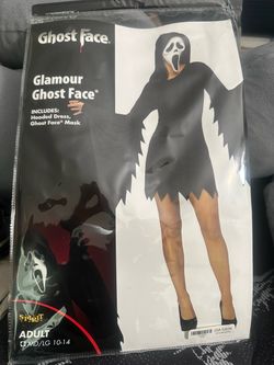 Ghost face women costume