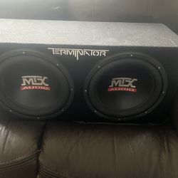 MTX 2 12” Subwoofer And Kicker 800 Amp