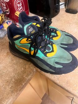 Nike Air Max 270 React Pop Art AO4971-300 Low Top Lace Up Green/Black