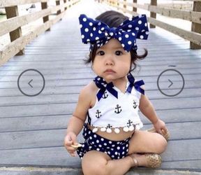 4th Of July Baby Girl Outfit 9-12 Months (NEW) Summer