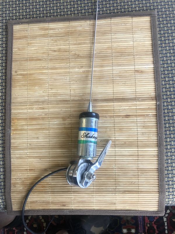 shakespeare vhf whip antenna 5240 with stainless steel mount for Sale