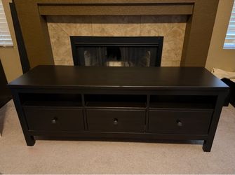 Ikea Hemnes TV unit: black brown