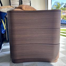 Mirae 3 Drawer Compact Dresser/Nightstand (2)