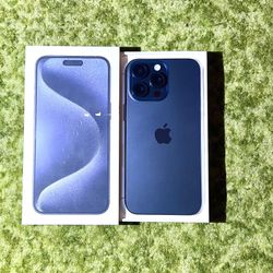 iPhone 15 Pro Max | 256GB | Blue Titanium | Factory Unlocked