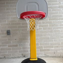 Like New Little Tykes Basketball Set 