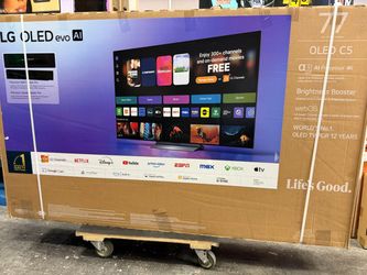 65" Oled C5 $849.    77" oled C5 $1499.  Pick Up Today.  Financing Available