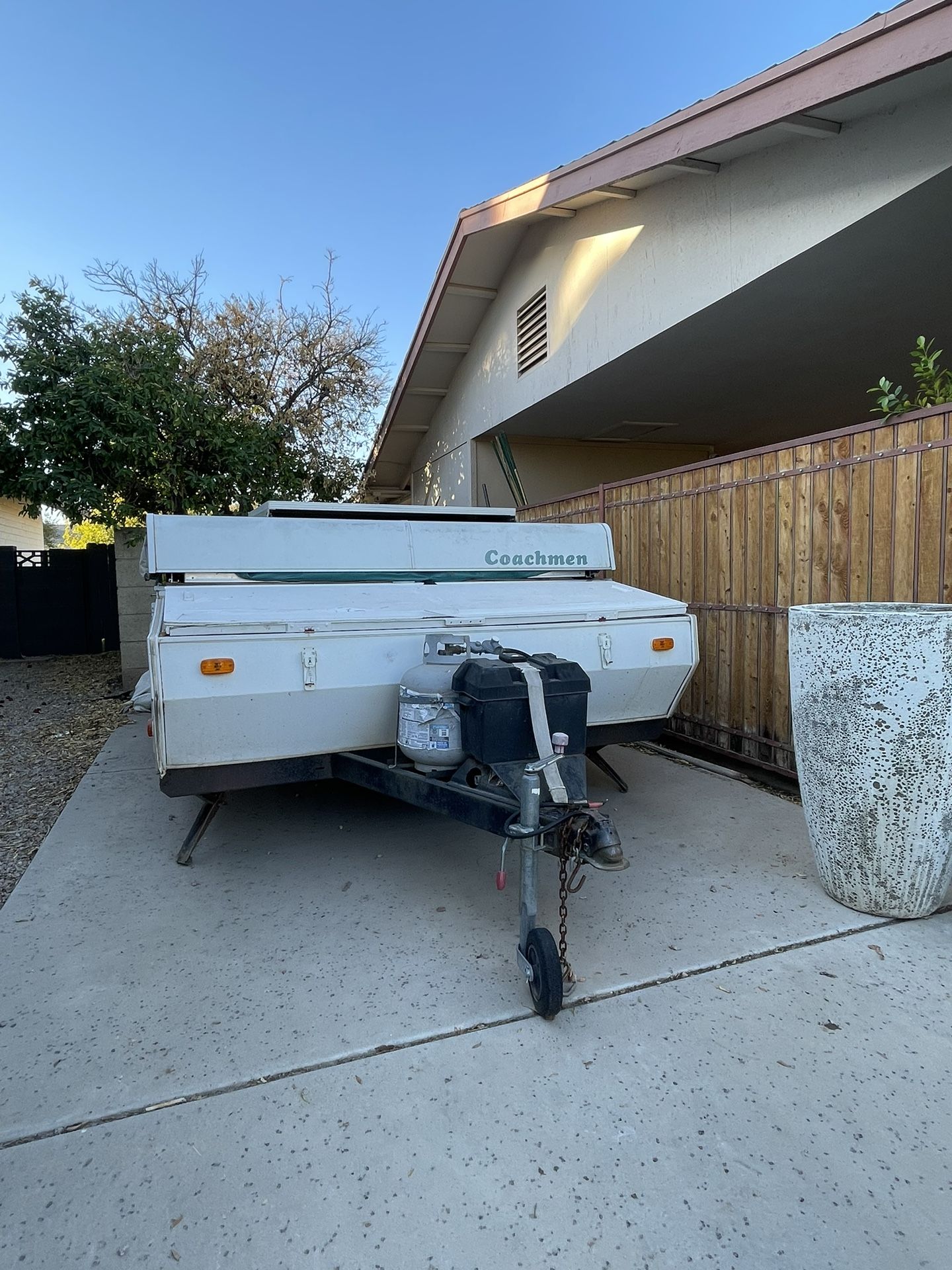 REDUCED! 1998 Coachman Model C1060 Tent Trailer CAMPER! With Original Manual 