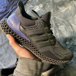 Adidas Ultra 4D OG Black Purple FW7089 Size 11.5 Used