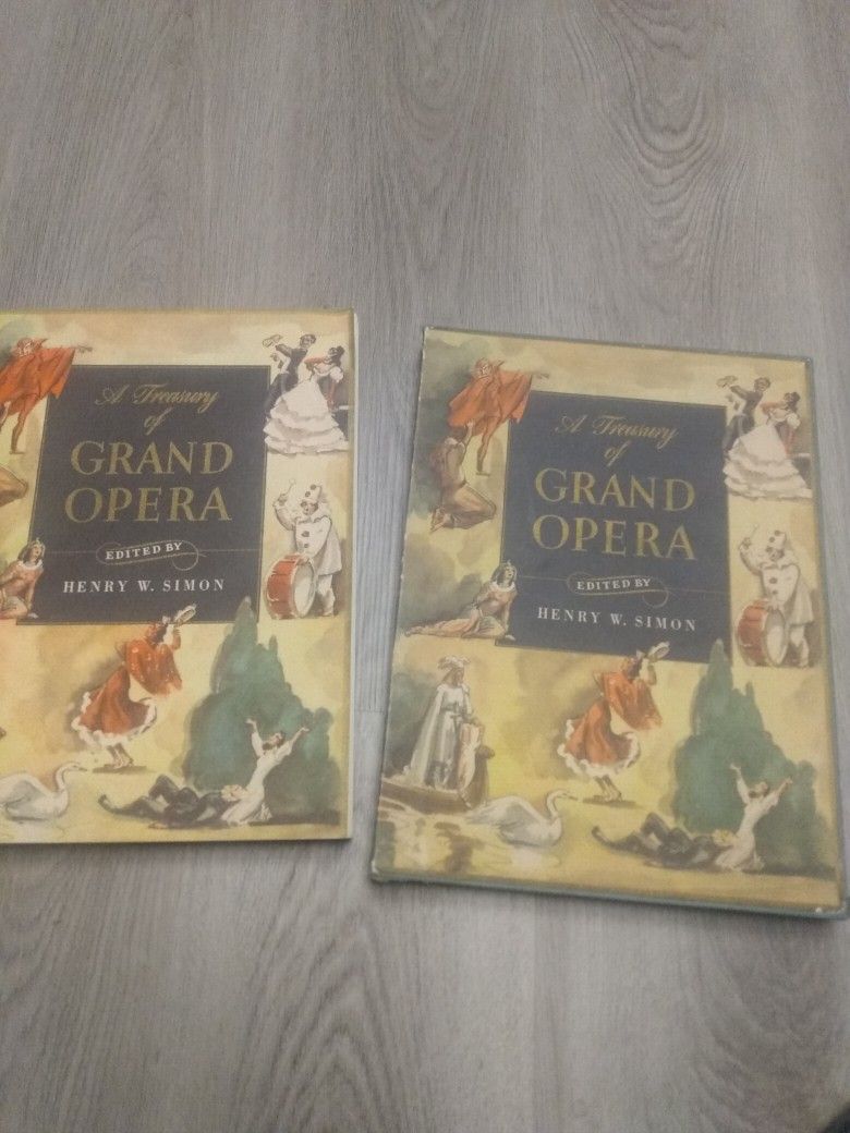Vintage 1946 A Treasury Of Grand Opera Edited By Henry W Simon With Cover
