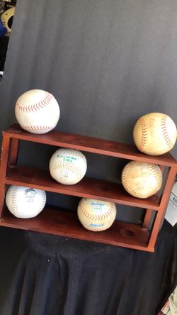 Used softballs
