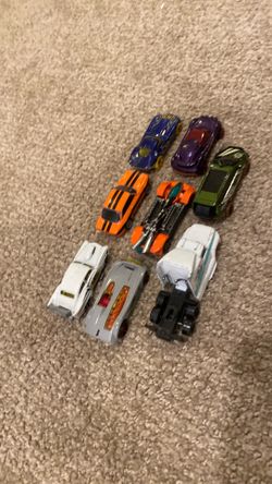 8 toy cars