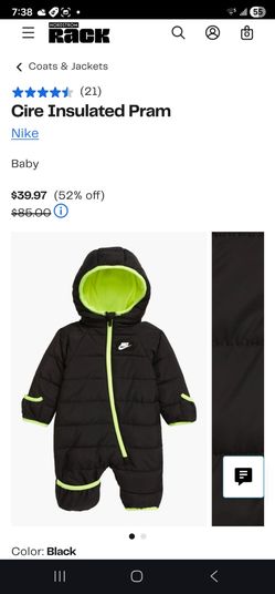 Nike Cire Insulated Baby Pram Snowsuit