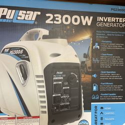 PULSAR 2300W GENERADOR INVERSOR # PG2300IS  NEW  READ BELOW 