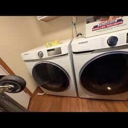 Samsung Superspeed With Bixby Washer And Dryer Set