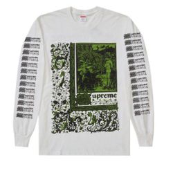 SUPREME SAINT LAURENT LONG-SLEEVE TEE (XXL)