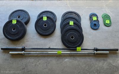 Gym weights and Bars