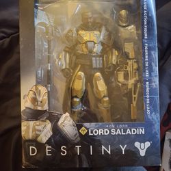 Destiny Lord Saladin 7" Figurine Deluxe Unopened
