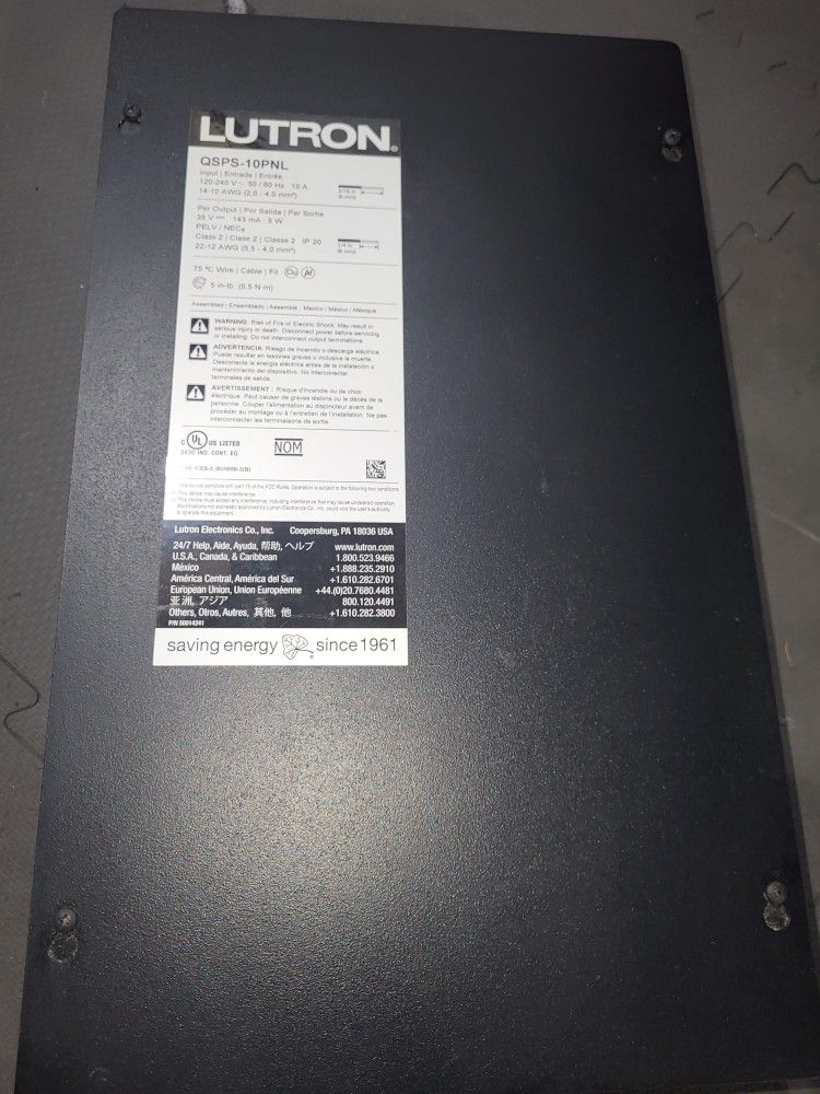 Smart Panel - Lutron QSPS-10PNL