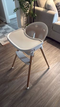 High chair.