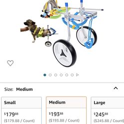 Dog Cart/wheelchair 