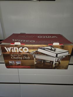 Winco chafing dish. 2 of them used once. Perfect condition