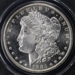 1883-CC Morgan Silver Dollar Uncirculated Carson City $1
