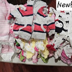 100 Pieces Of Newborn Clothing 