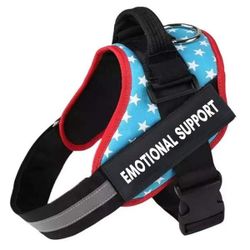Emotional Support Dog Harness Stars color Vest