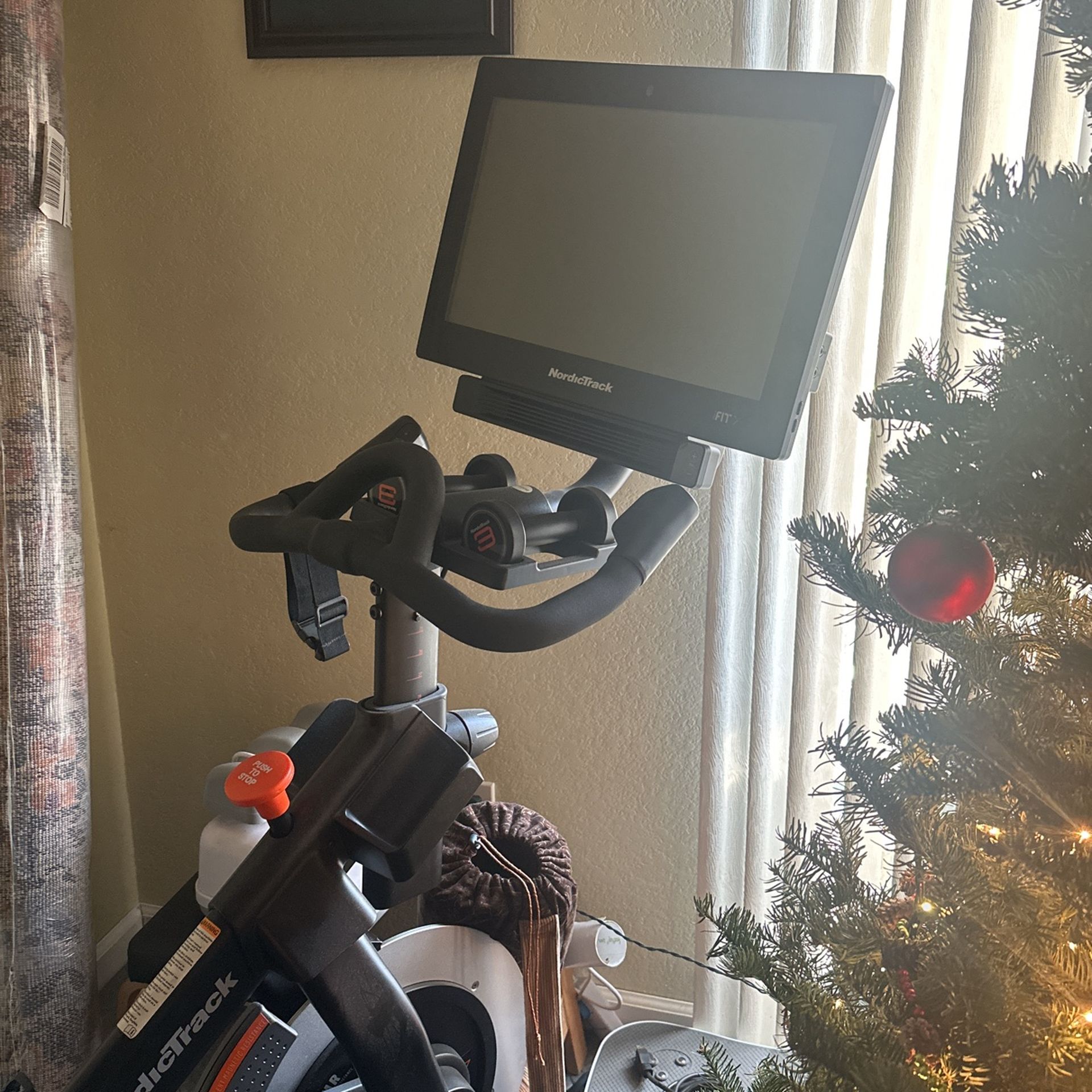Price Negotiable Nordic track S22i Upright Stationary Bike like New!