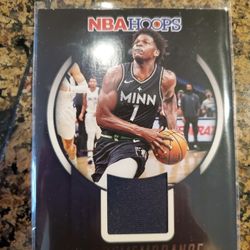 Anthony Edward's Rookie Rememberence Card No. RR-ANT