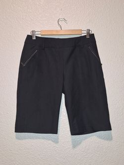 EUC Tail Long Golf Shorts Women’s Black Size 8 M