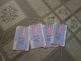 4 all day bus tickets