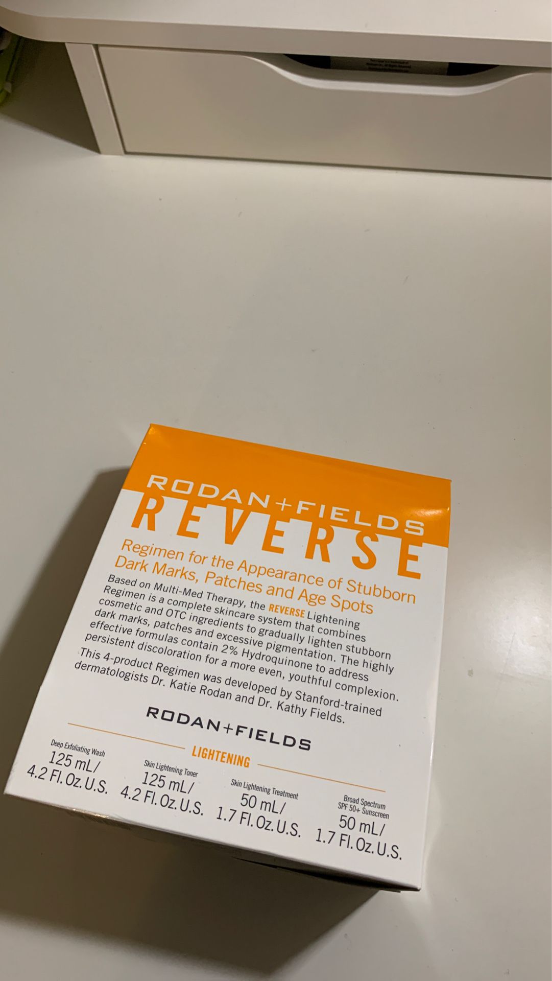 Rodan and fields Reverse Lightening Regimen