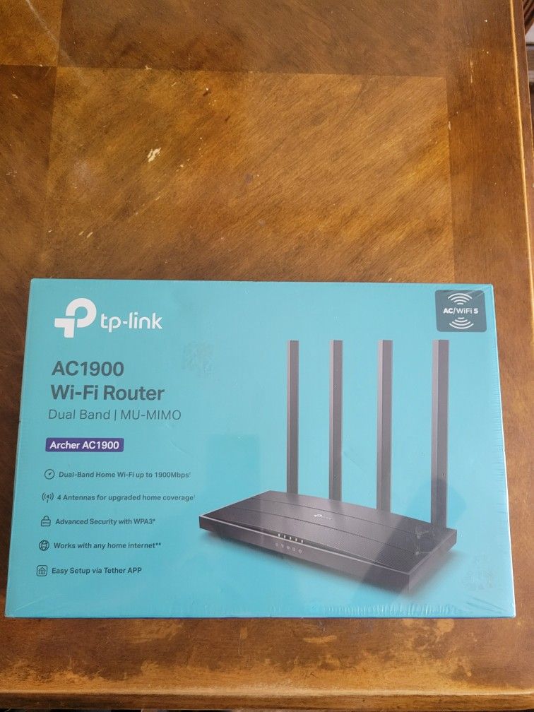 TP LINK AC1900 SMART WIFI ROUTER