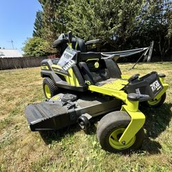 RYOBI Z30Li 80V HP RIDING MOWER 54 inch