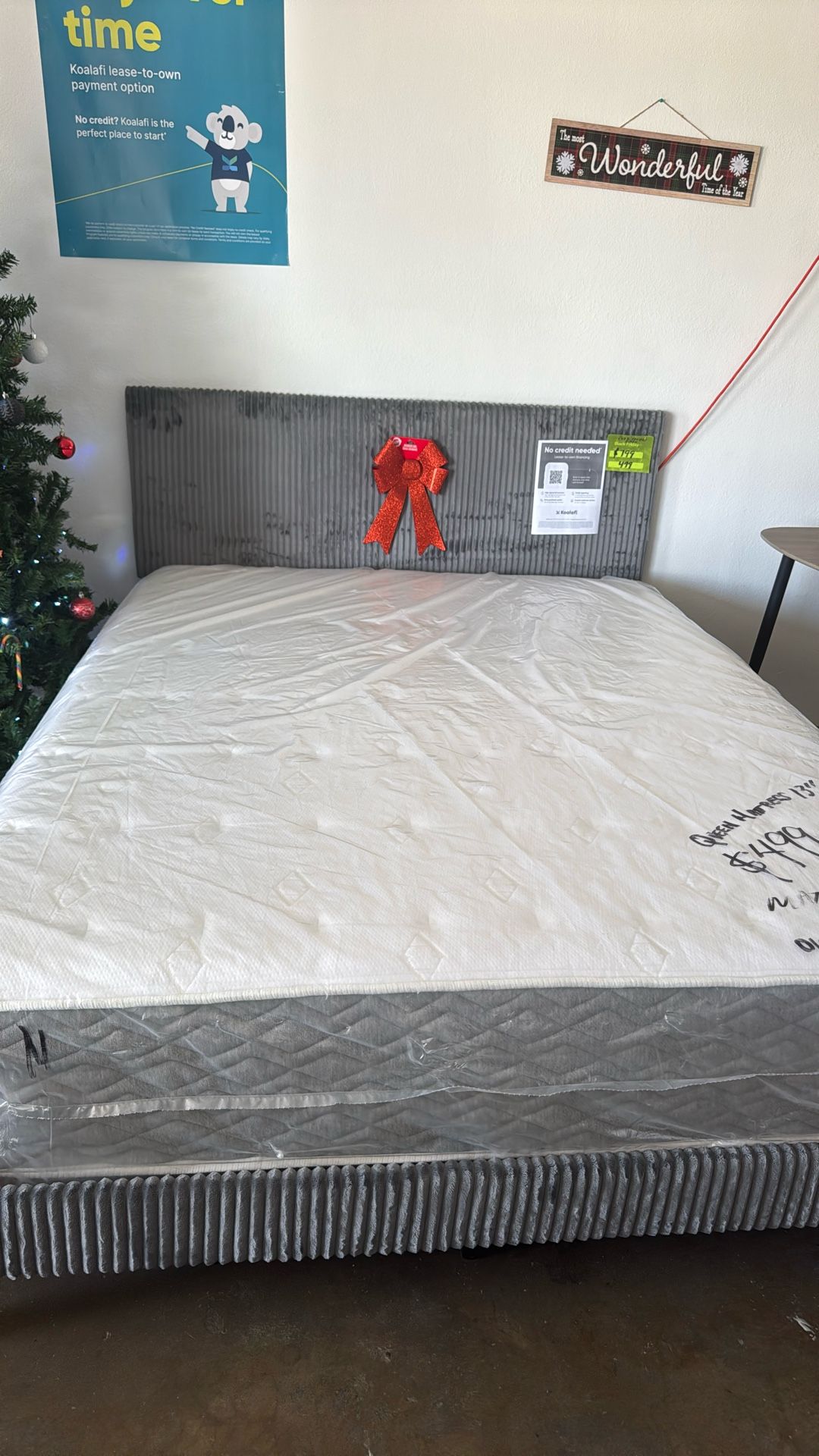 Queen Bed With Mattress $399