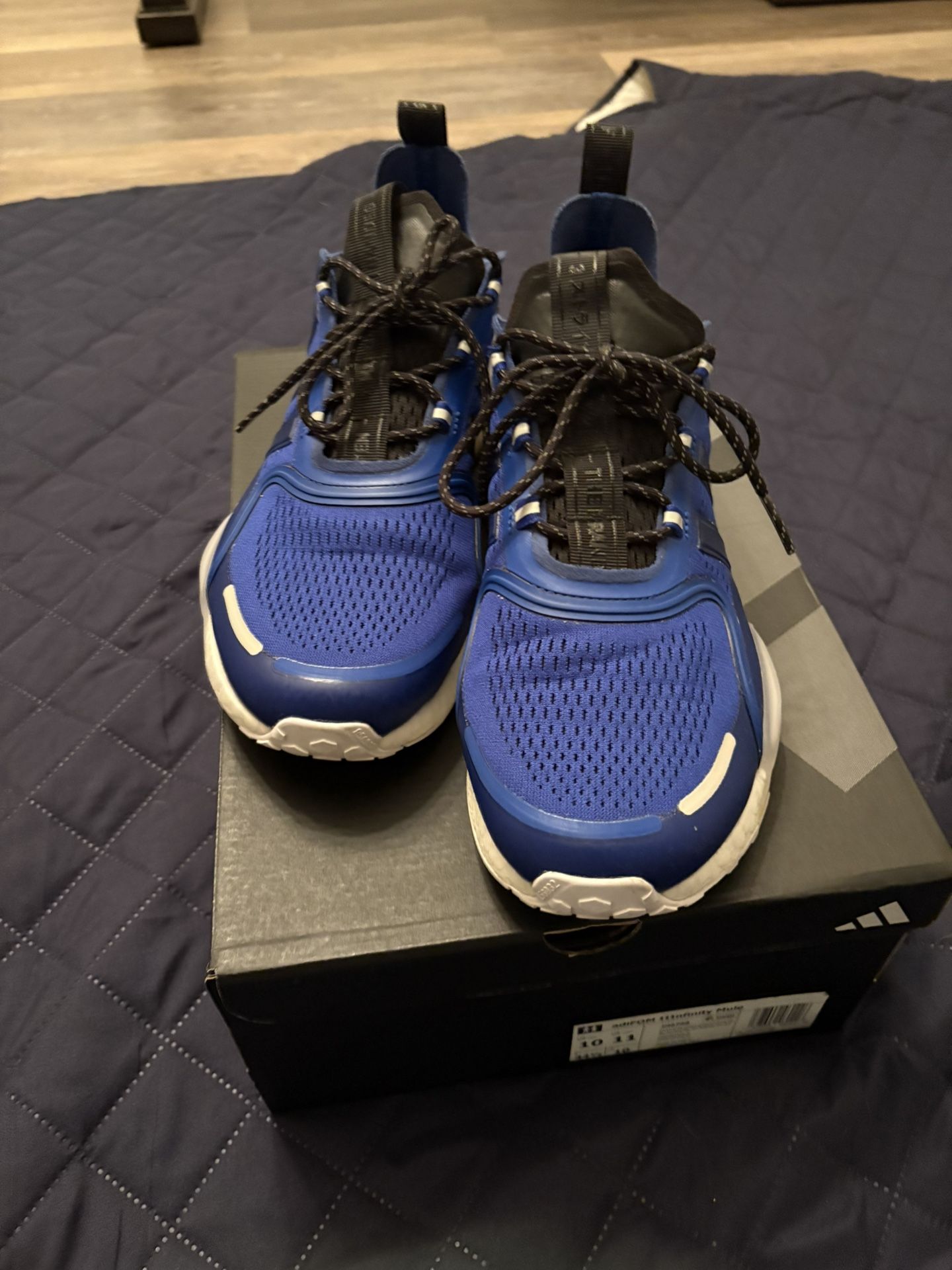 Adidas Men's Black and Blue NMDs sz 10.5
