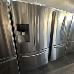 Samsung French Door Stainless Steel Fridge We Deliver And Install👨🏻‍🔧🚚