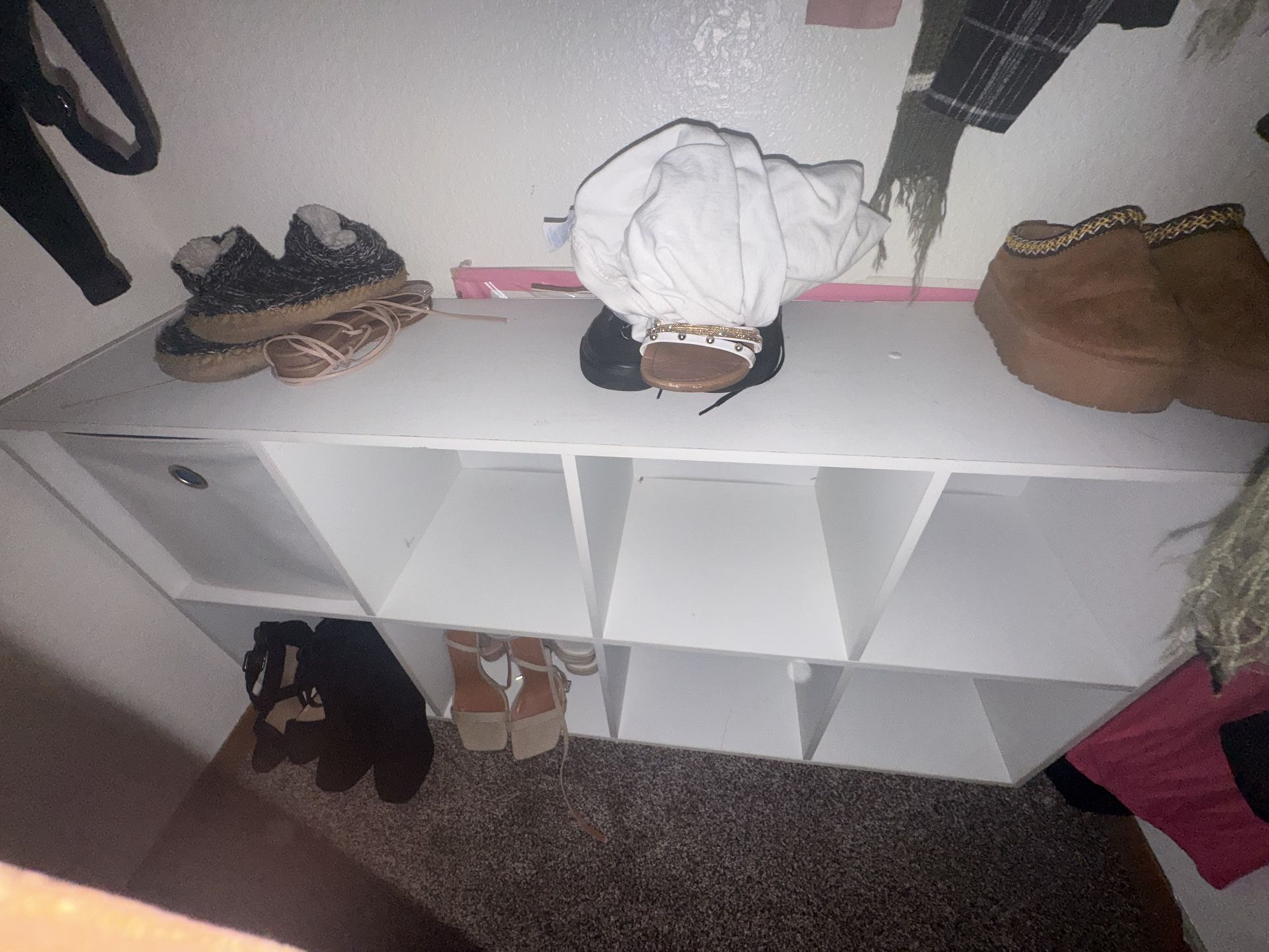 White 8 Cube Storage 