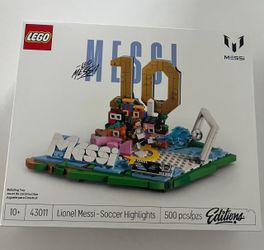 LEGO Editions Lionel Messi 43011 Soccer 2026 FIFA World Cup 500 pieces