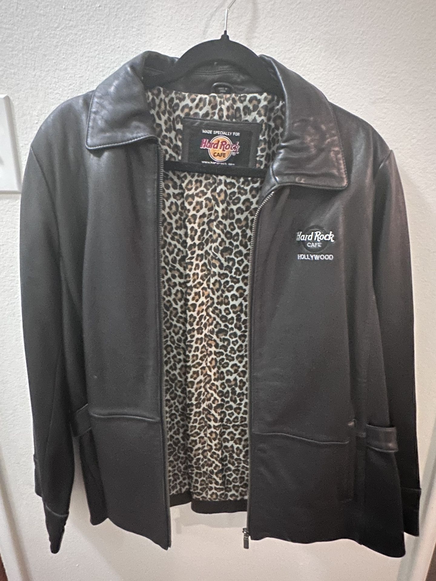 Hard Rock Cafe Hollywood Leather Jacket