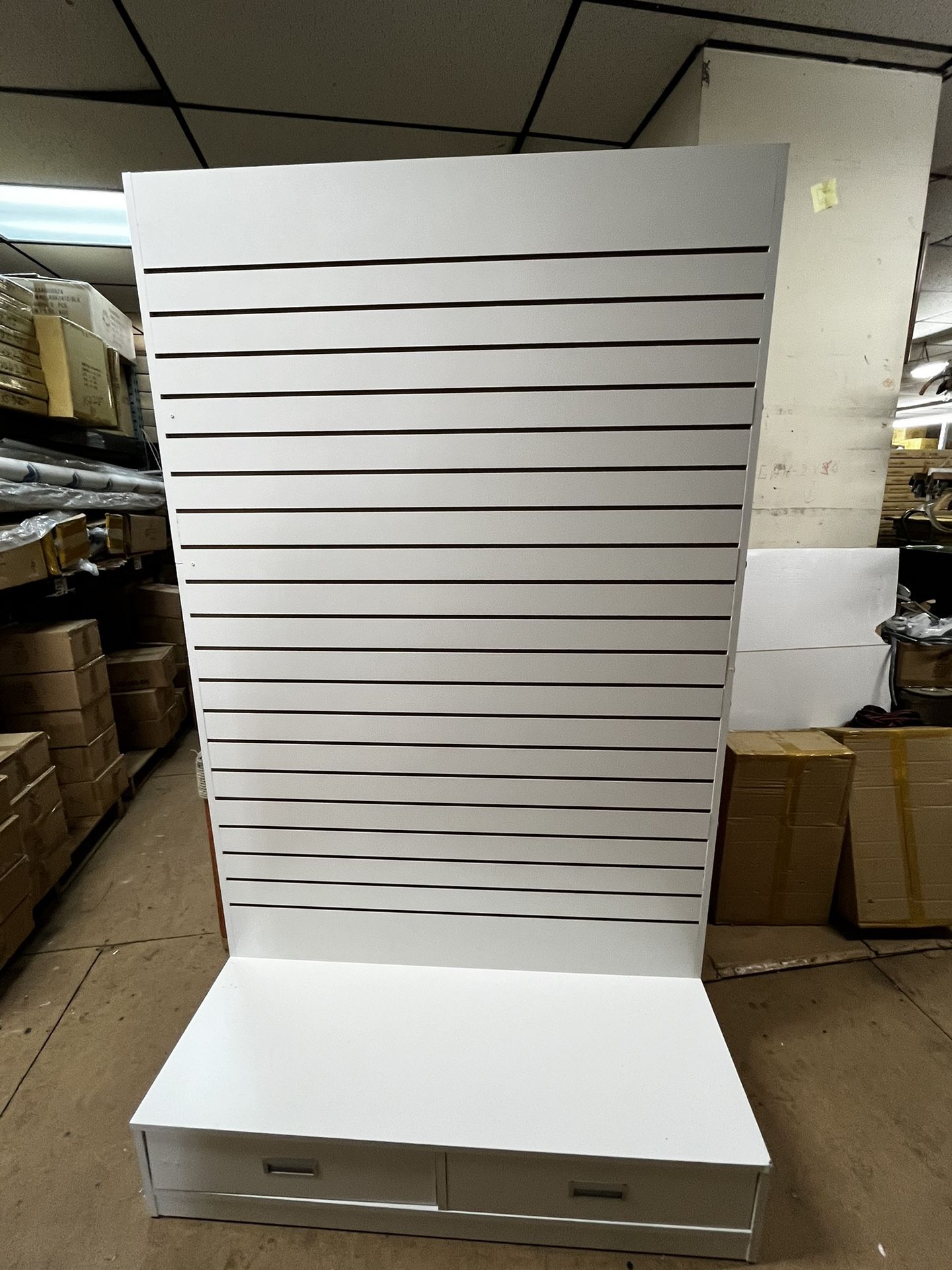 Slatwall Merchandising Display (Less Than Perfect) $220