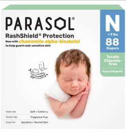 Parasol RashShield Baby Diapers (Sizes Newborn-6)