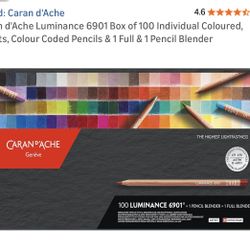 Artist Pencils - Caran d'Ache Luminance 6901 Box of 100