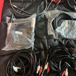Lot Of Cables And Mics 
