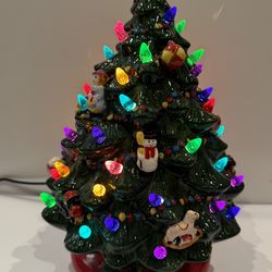 Vintage Holiday Celebration By Christopher Radko Ceramic Tree