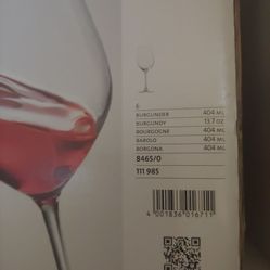 New in the Box . Wine glasses. 6 count each