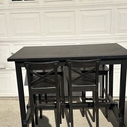 NORDVIKEN Bar table And Four Chairs