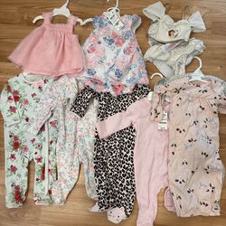 Brand New - Baby Girl clothes - 3 mo - 9mo